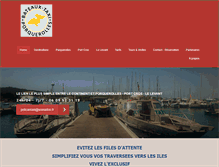 Tablet Screenshot of bateaux-taxi.com